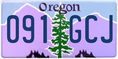 OR license plate 091GCJ