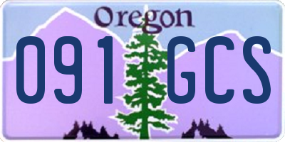 OR license plate 091GCS