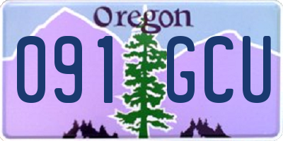 OR license plate 091GCU