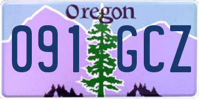 OR license plate 091GCZ