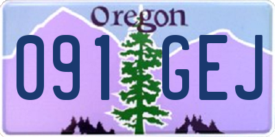 OR license plate 091GEJ
