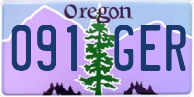 OR license plate 091GER