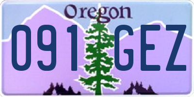 OR license plate 091GEZ