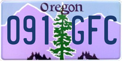 OR license plate 091GFC