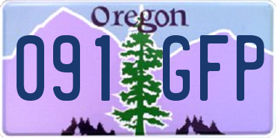 OR license plate 091GFP