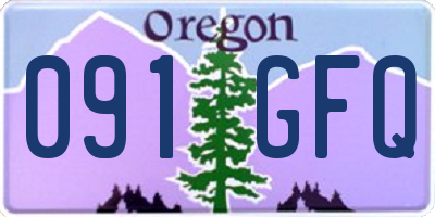 OR license plate 091GFQ
