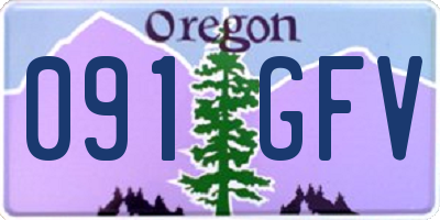 OR license plate 091GFV