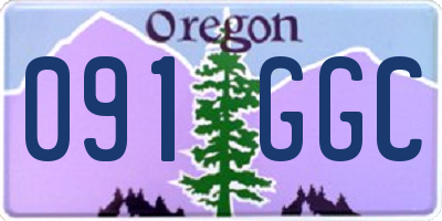 OR license plate 091GGC
