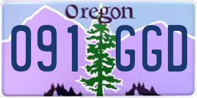 OR license plate 091GGD