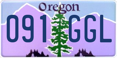 OR license plate 091GGL