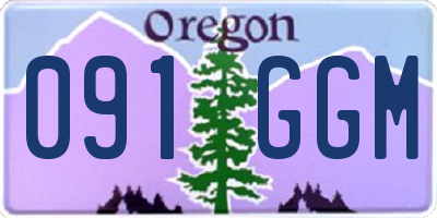 OR license plate 091GGM