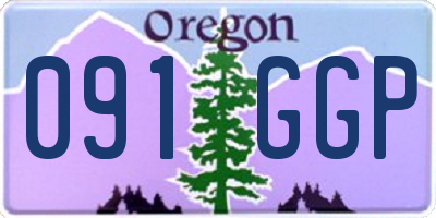 OR license plate 091GGP