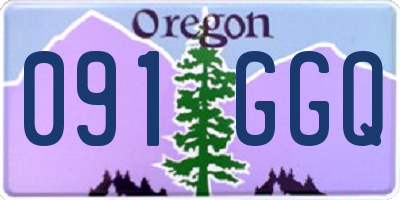 OR license plate 091GGQ
