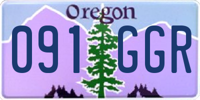 OR license plate 091GGR