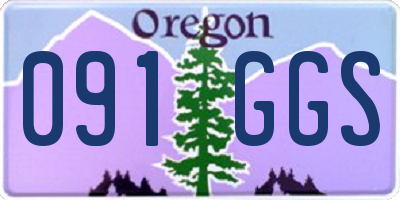 OR license plate 091GGS