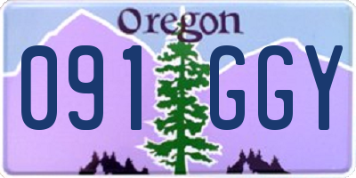 OR license plate 091GGY