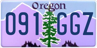 OR license plate 091GGZ