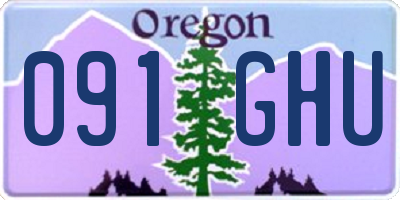 OR license plate 091GHU