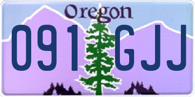 OR license plate 091GJJ