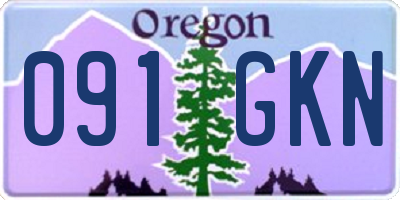 OR license plate 091GKN