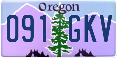 OR license plate 091GKV