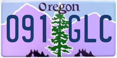 OR license plate 091GLC