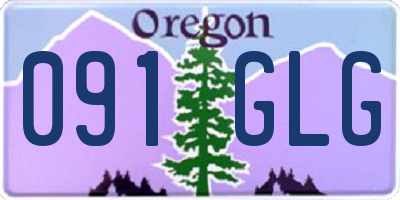 OR license plate 091GLG
