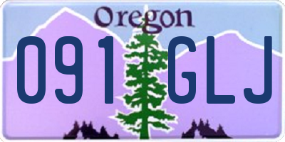 OR license plate 091GLJ