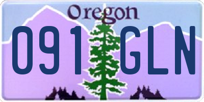 OR license plate 091GLN