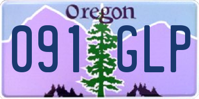 OR license plate 091GLP