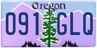 OR license plate 091GLQ