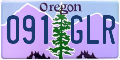 OR license plate 091GLR