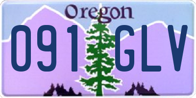 OR license plate 091GLV