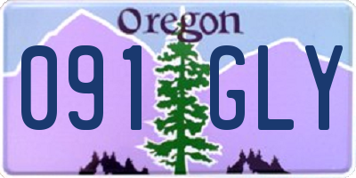 OR license plate 091GLY