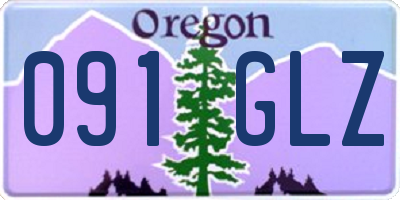 OR license plate 091GLZ