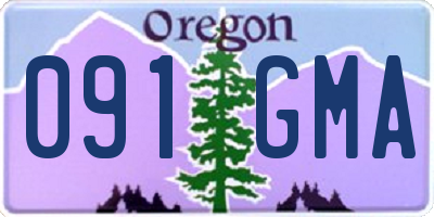 OR license plate 091GMA