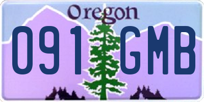 OR license plate 091GMB