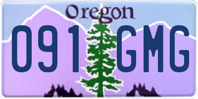 OR license plate 091GMG