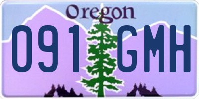 OR license plate 091GMH