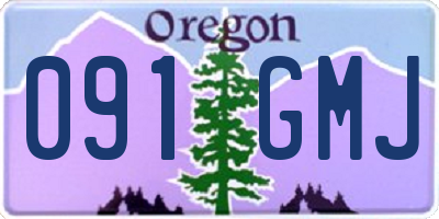 OR license plate 091GMJ