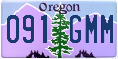 OR license plate 091GMM
