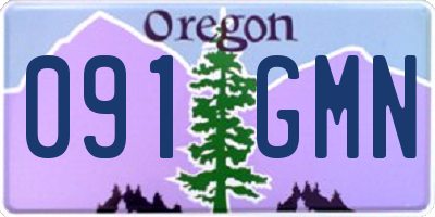 OR license plate 091GMN