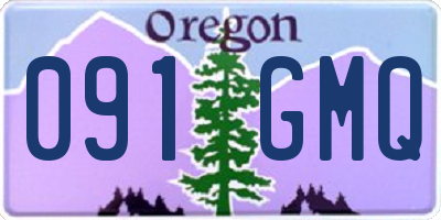 OR license plate 091GMQ