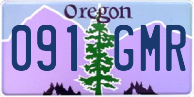 OR license plate 091GMR
