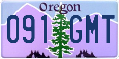 OR license plate 091GMT