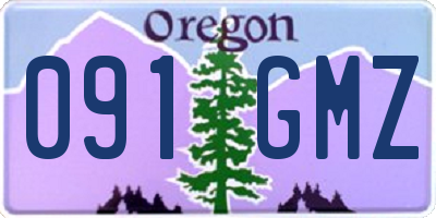OR license plate 091GMZ