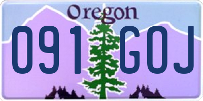 OR license plate 091GOJ
