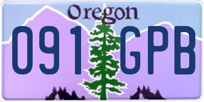 OR license plate 091GPB