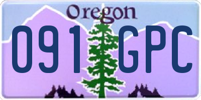 OR license plate 091GPC