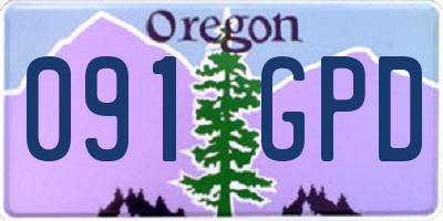 OR license plate 091GPD